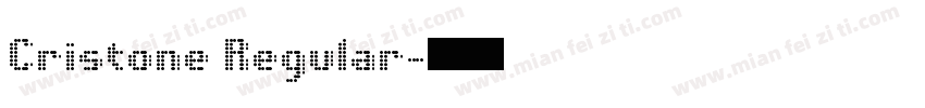 Cristone Regular字体转换